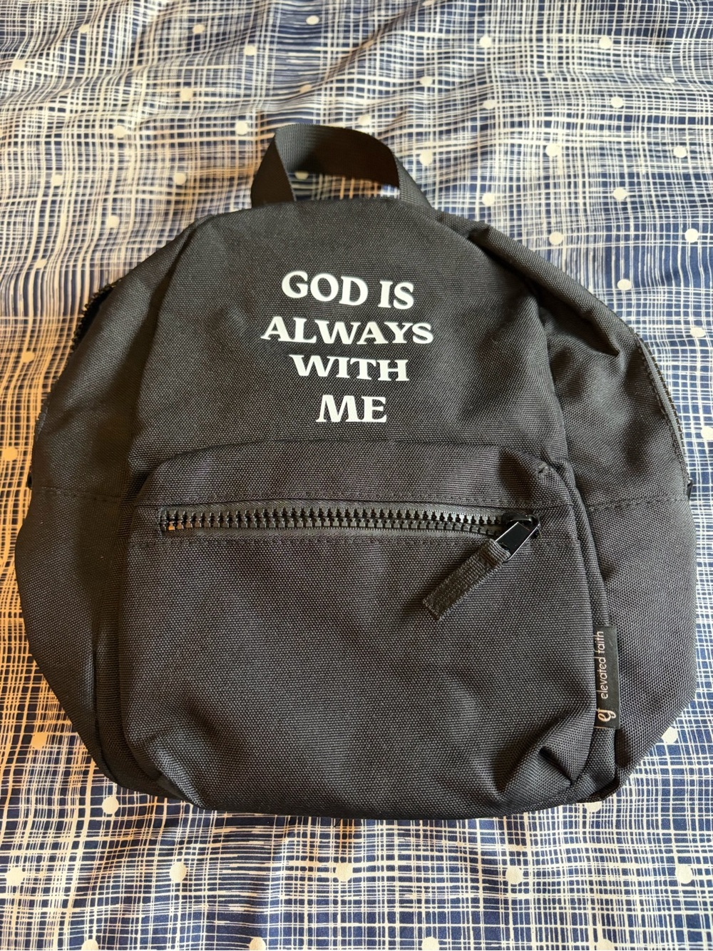 Elevated Faith Mini Backpack - GOD IS ALWAYS WITH ME